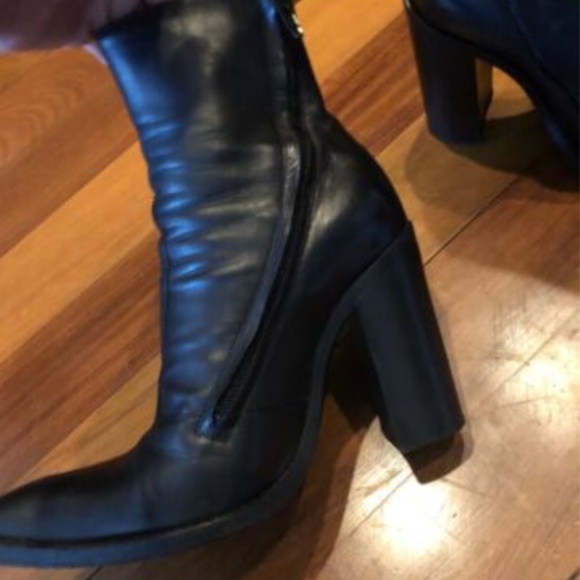Authentic FREELANCE RARE High Heel Ankle Boots in Black 36.5/US 6.5  MINT - Picture 8 of 12